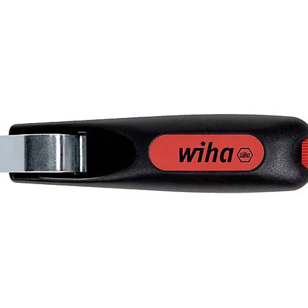 4M Pince À Dénuder-Wiha 44240 Abisolier-/Abmantelwerkzeug - outil de de9nudage pour ce2bles ronds 4-28 mm, 130 mm
