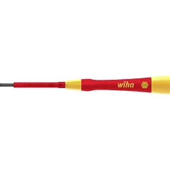 4M Tournevis D'Électricien-Wiha PicoFinish electric 42380 - Tournevis cruciforme isolé PH1 65 mm pour électricien VDE