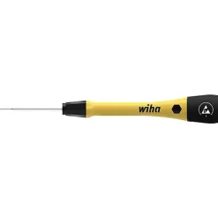 4M Tournevis D'Électricien-Wiha 43678 PicoFinish ESD Tournevis cruciforme Phillips PH1 x 60 mm, manche ergonomique antistatique