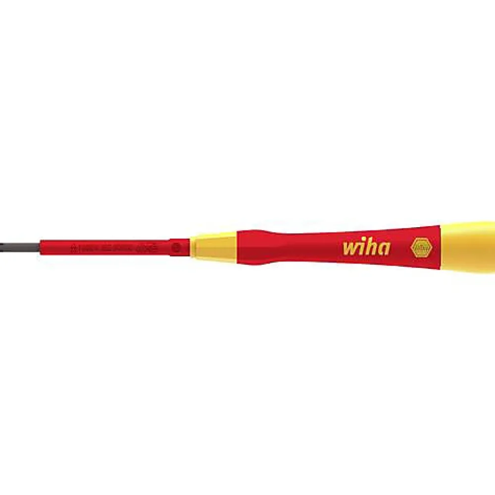 4M Wiha PicoFinish 42378 tournevis cruciforme isolé PH0 65 mm, VDE, Softgrip