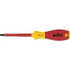 4M Tournevis D'Électricien-Wiha 324 00879 Tournevis isolé Pozidriv PZ 2, lame 100 mm, poignée ergonomique SoftFinish