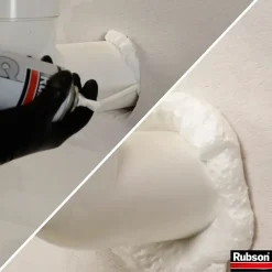 Rubson Mousse Expansive-24x aerosols mousse PU expansive 500ml WhiteTEQ