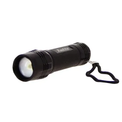 Xanlite Lampe Torche-- Lampe Torche LED Métallique, x3 Modes d'Eclairage, 600 Lumens, Piles Incluses - TO600M