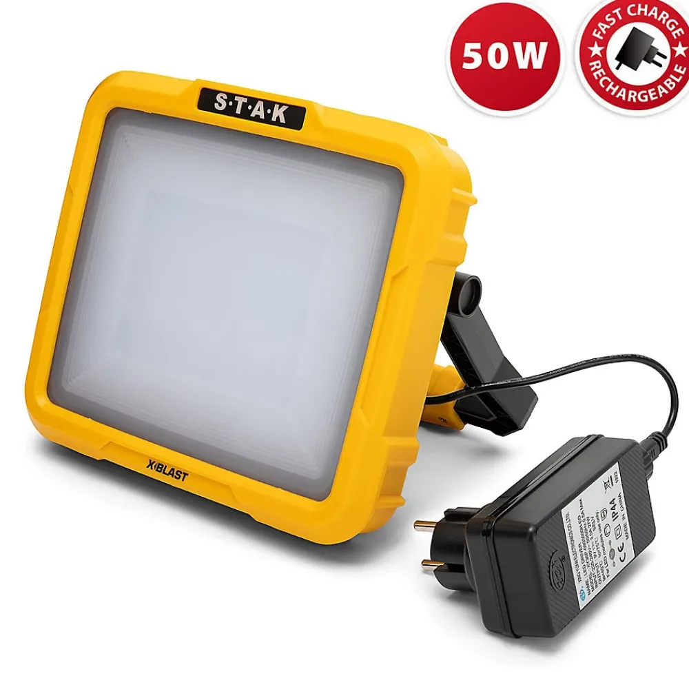 Stak X-BLAST RECHARGEABLE 50W : Projecteur LED rechargeable 3600 lm