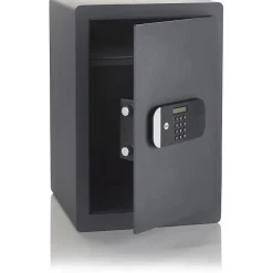Yale Coffre-fort haute sécurité a serrure électronique (Certifié SKG), format professionnel H.52 x l.35 x P.36 cm (49,8 L)